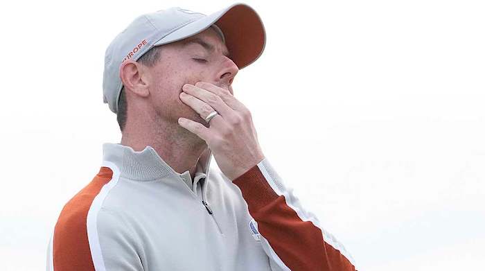 Rory McIlroy is 0-3 this week at the Ryder Cup